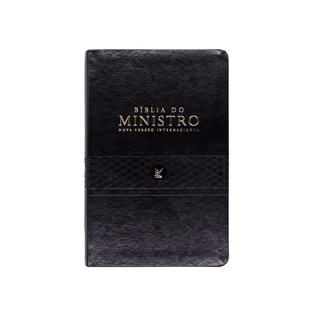 Bíblia Do Ministro | NVI | Capa Luxo | Preta