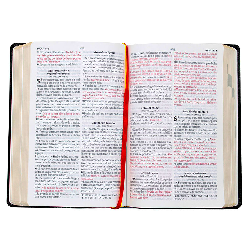 Bíblia Do Obreiro | ARC | Luxo | Couro Sintético | Preta