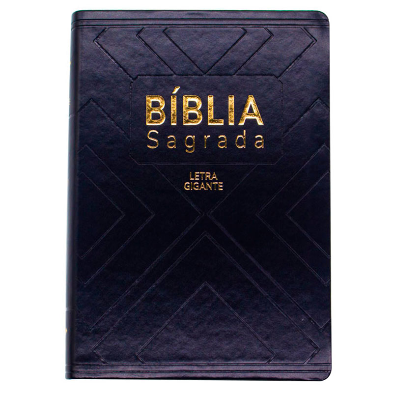 Bíblia Sagrada Com Índice | NAA | Capa Luxo | Preta
