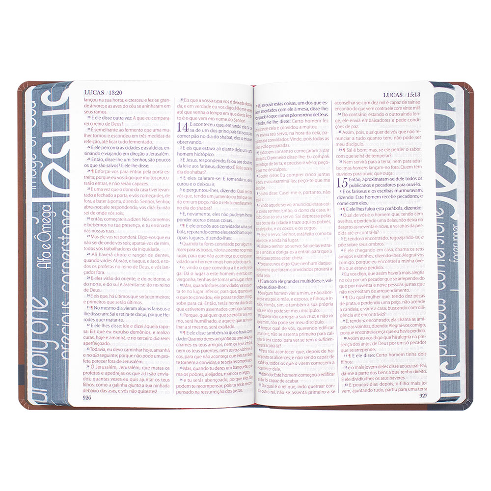 Bíblia Sagrada King James Holy Bible | King James Fiel 1611 | Capa Soft Touch | Marrom