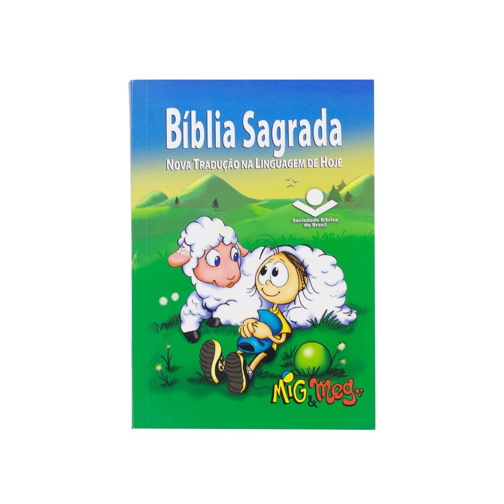 Bíblia Sagrada Mig E Meg | NTLH | Capa Brochura | Verde