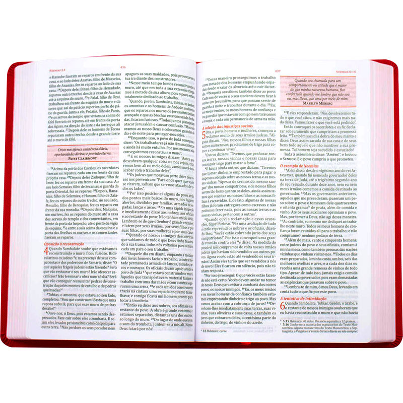 Bíblia Sagrada | NVI | Capa Couro Soft| Rosa