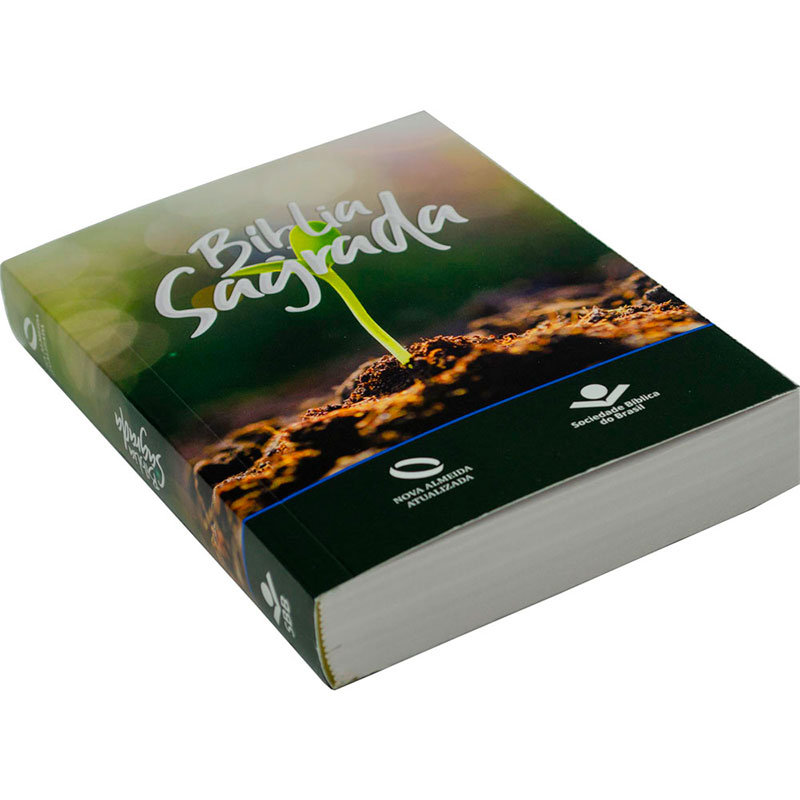 Bíblia Sagrada Para Evangelismo E Doações | NAA | Capa Brochura | Verde