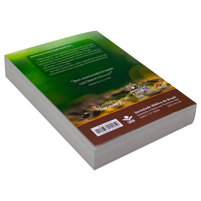 Bíblia Sagrada Semente | ARC | Capa Brochura | Pequena | Verde