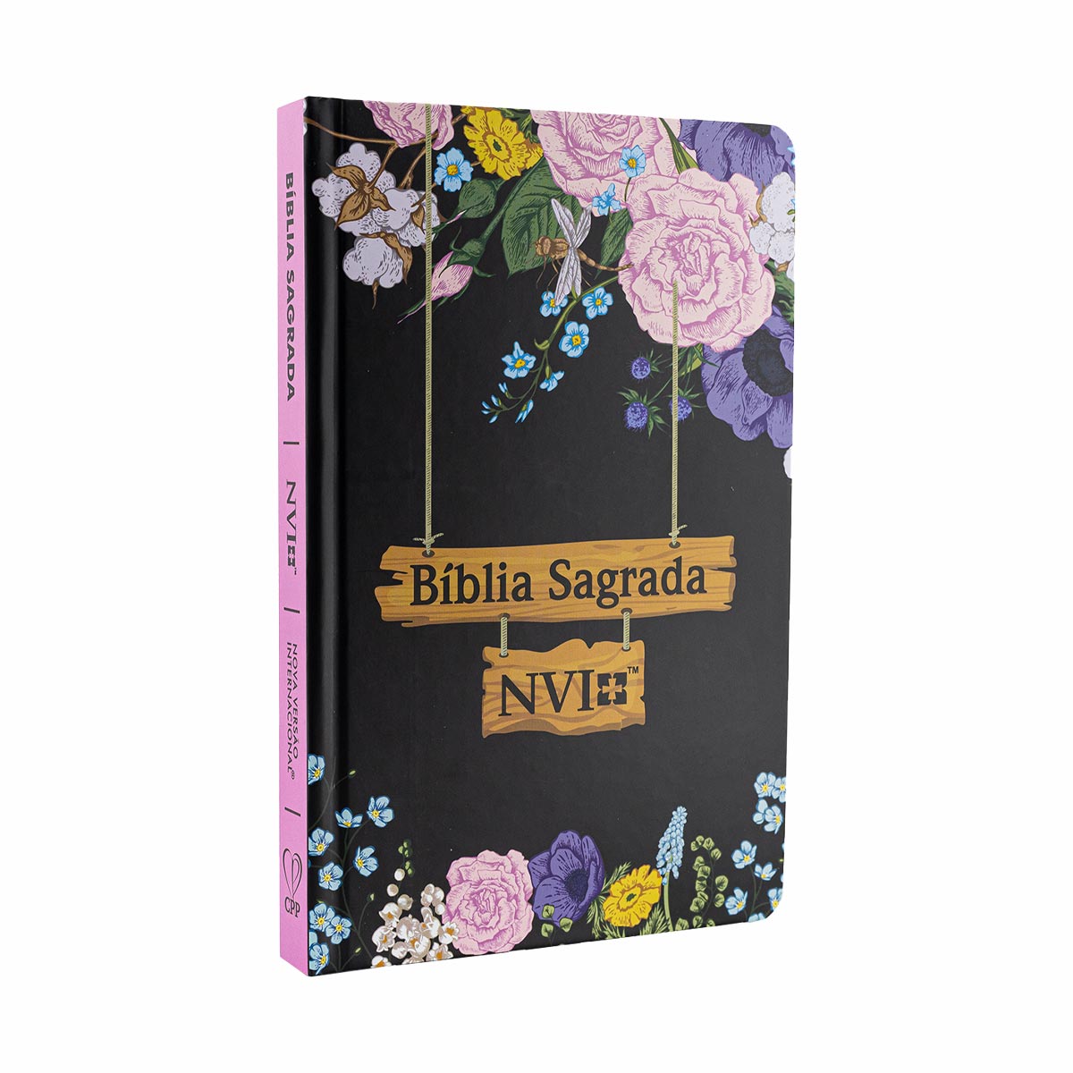 Bíblia Sagrada Slim - NVI -  Capa Dura Jardim Preta