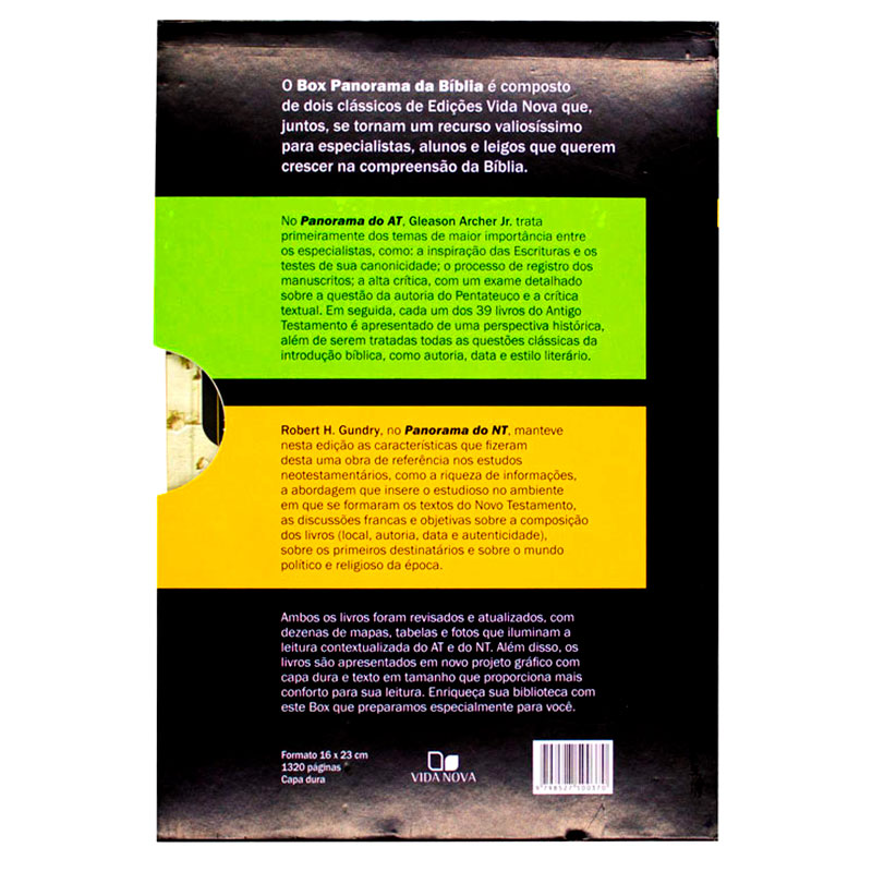 Box Panorama Da Bíblia | AT E NT | Gleason L. Archer Jr. & Robert H. Gundry