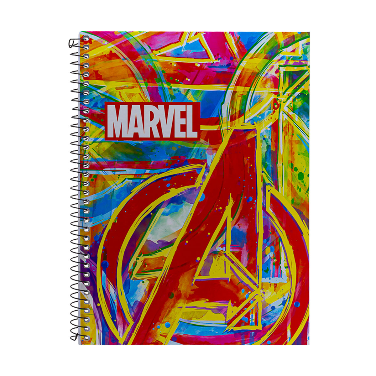 Caderno Universitário Capa Dura 1X1 80 Folhas - Marvel