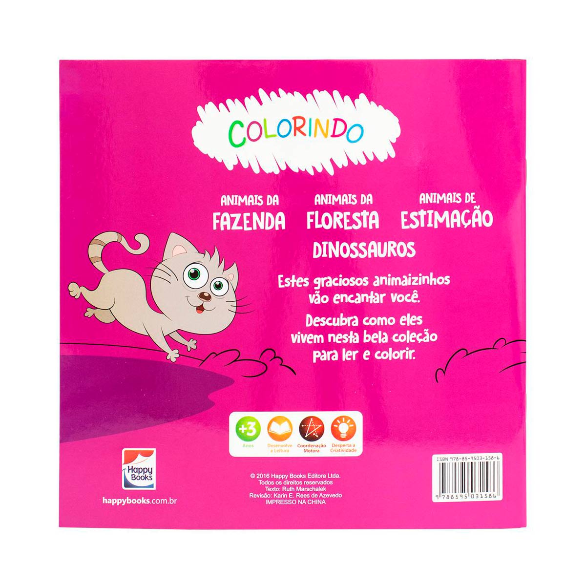 Colorindo Animais -  Animais de Estimação - Happy Books