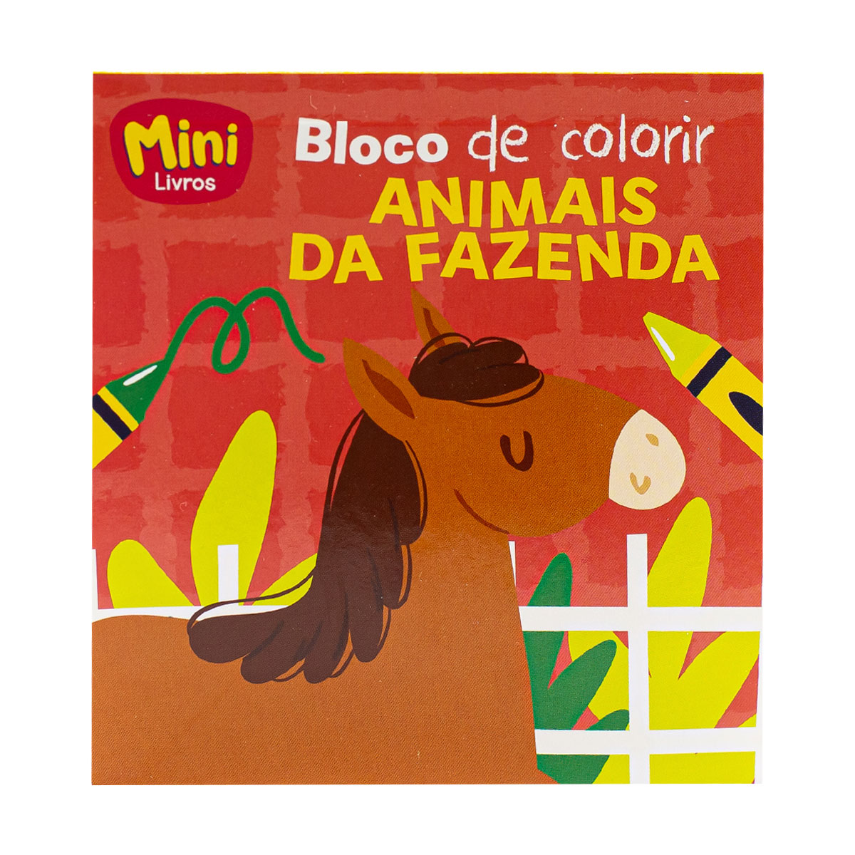 Minibloco de Colorir - Animais Da Fazenda - Todolivro
