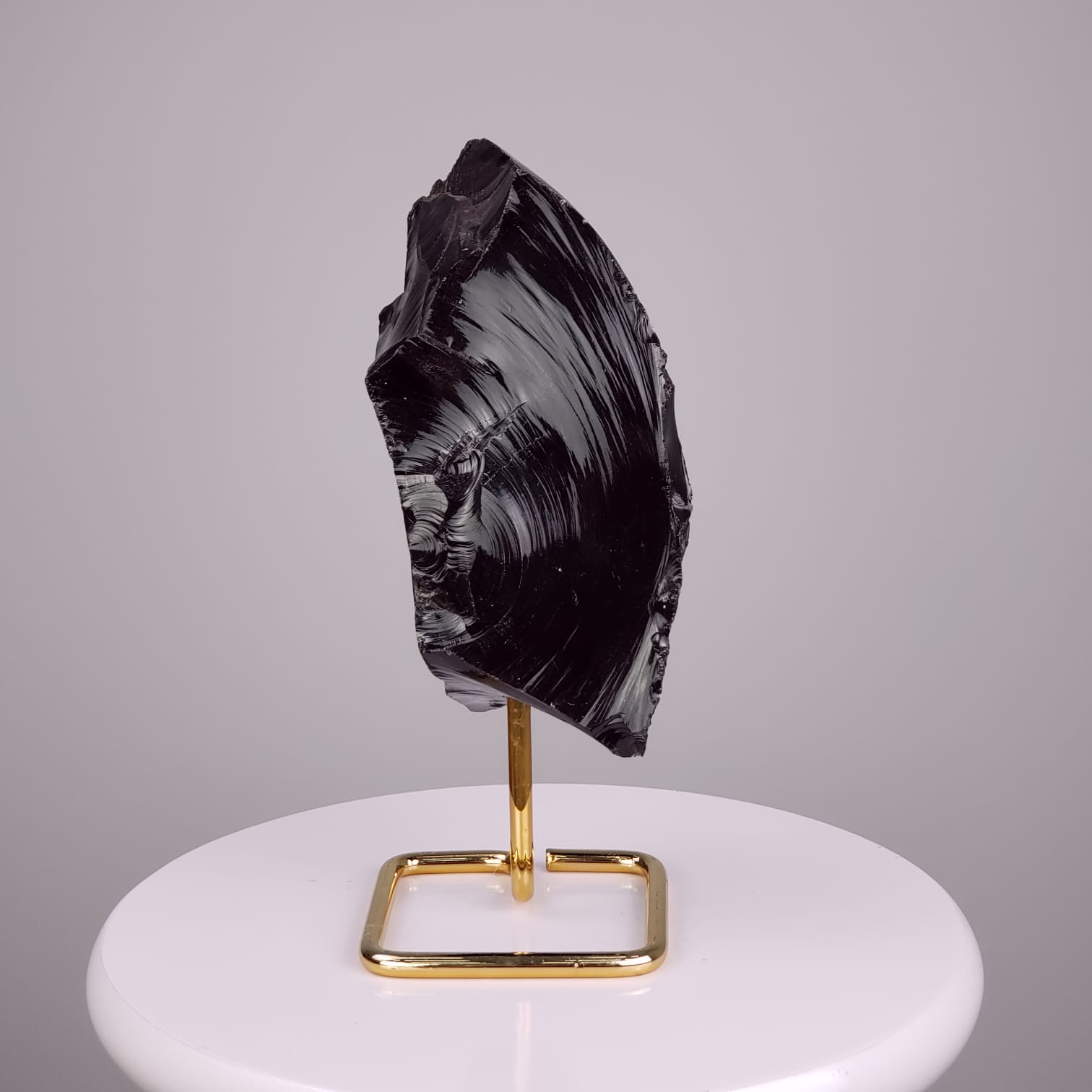 Pedra Decorativa Obsidiana Negra