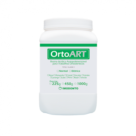 Resina Acrílica OrtoArt - Ortodontia - Cores Normais