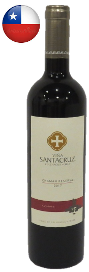 Vinho Vina Santa Cruz Chaman Reserva Carmenere 750 ml