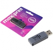 PEN DRIVE 16GB USB 2.0 TWIST MAXPRINT PRETO 008