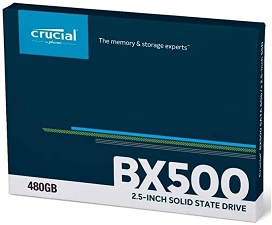 DRIVE SSD INTERNO 2.5 480GB SATA 3 CRUCIAL BX500