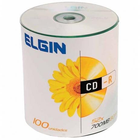 MIDIA CD-R 52X ELGIN BULK 700MB / 80MIN  COM 100UN