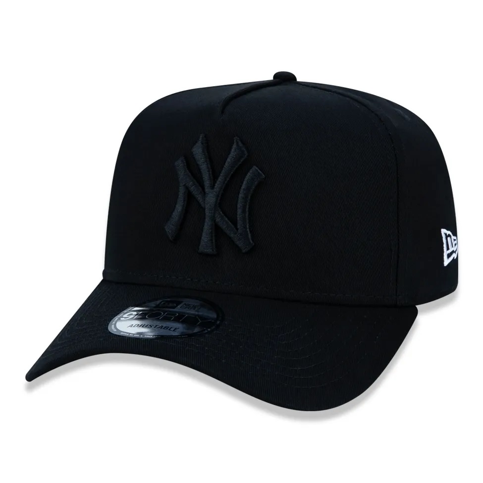 Boné New Era 9Forty A-Frame Snapback New York Yankees All Black