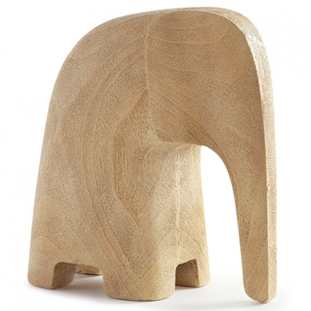 Escultura Elefant em poliresina madeirado P