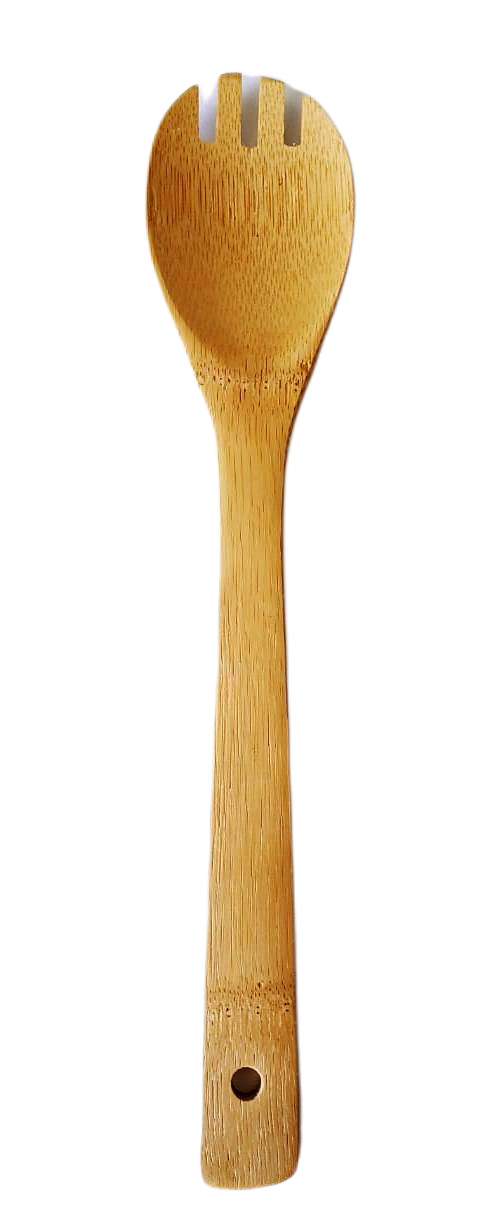 Garfo de bambu