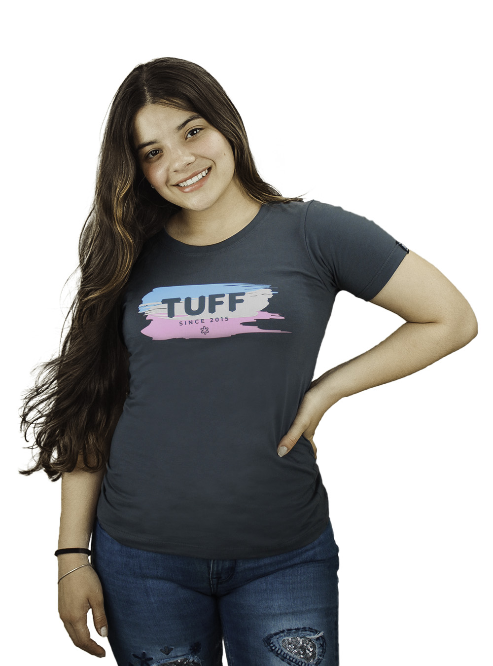 Camiseta Feminina Chumbo TUFF Color