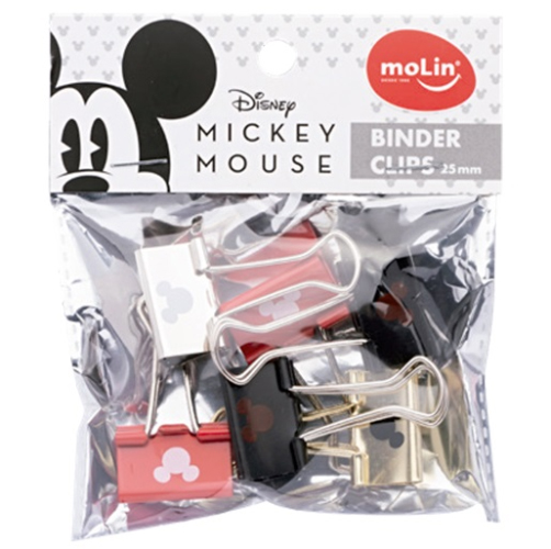 BINDER CLIPS 25MM MICKEY MOUSE