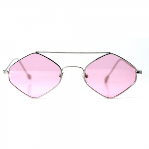 Óculos de Sol de Metal Belle Pink