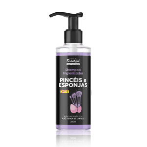 Shampoo Higienizador 2 em 1 para Esponjinhas e Pincéis Face Beautiful