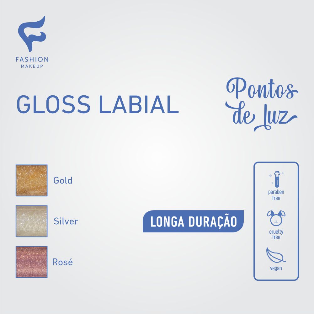 Gloss Labial Pontos de Luz - ROSE