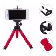 Selfie Flexi Pod- mini tripé na cor vermelha