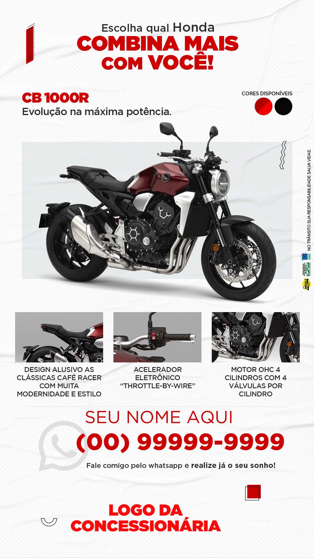 Catálogo de Motos (escolha a sua Honda)