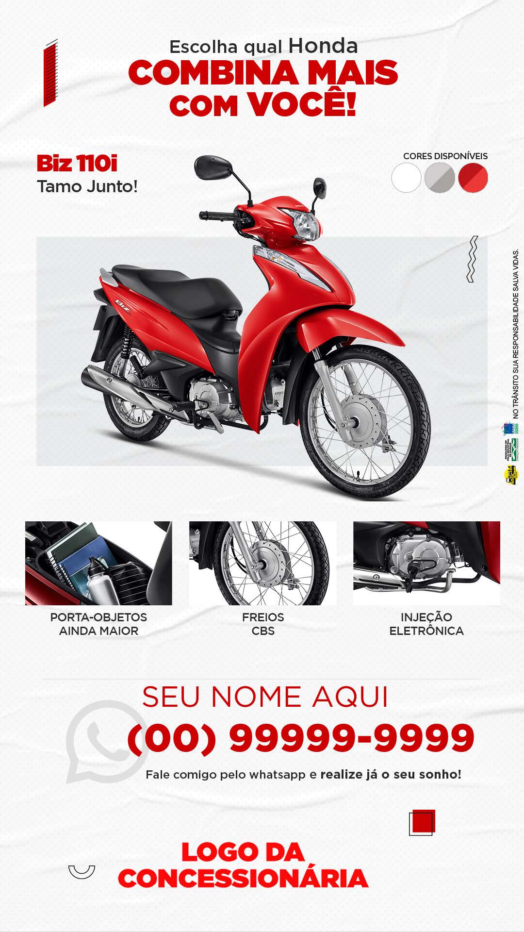 Catálogo de Motos (escolha a sua Honda)