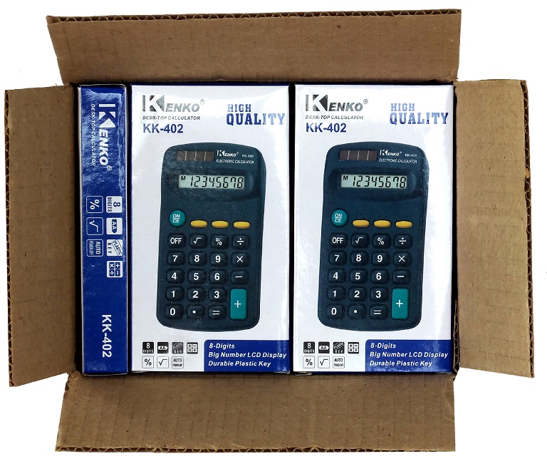 Calculadora Portatil Basica Kenko kk-402 Kit com 10 unidades