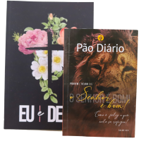 Kit Devocional Eu e Deus | Flores Cruz | Livro de Oração + Pão Diário Vol. 25