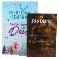 Kit | Devocional Semanal | Minha Jornada Com Deus | Jardim Secreto + Pão Diário Vol. 25