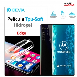 Película Hidrogel Motorola Edge - Tpu Soft Devia - Foto 0