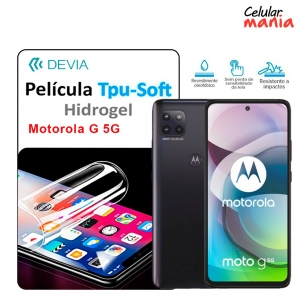 Pelicula Hidrogel Motorola G 5G - Tpu Soft Devia - Foto 0