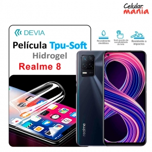 Pelicula Hidrogel Realme 8 - Tpu Soft Devia - Foto 0