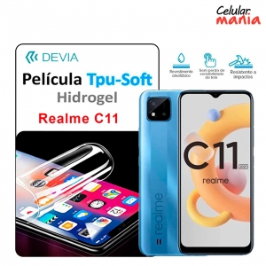 Pelicula Hidrogel Realme C11 - Tpu Soft Devia - Foto 0