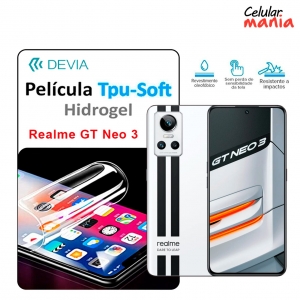 Pelicula Hidrogel Realme GT Neo 3 - Tpu Soft Devia - Foto 0