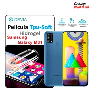 Película Hidrogel Samsung M31 - Tpu Soft Devia - Foto 0