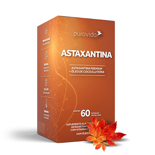 Astaxantina 60caps 250mg Pura vida