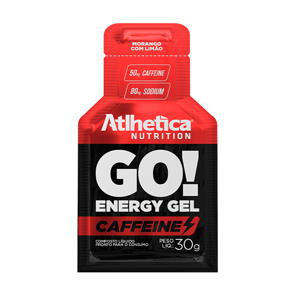Go! Energy Caffeine Morango c/ Limão 30g Atlhetica