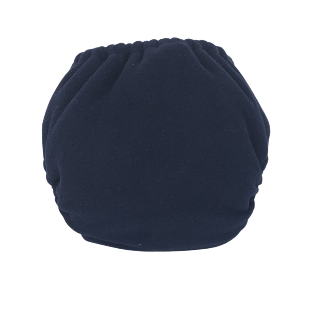 Capa para fralda ecológica Noturna -  Azul marinho com botões azul escuro