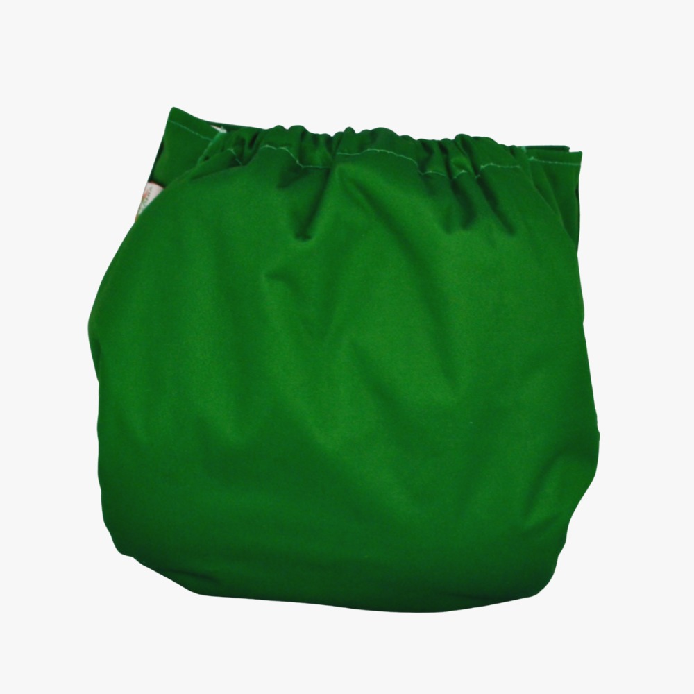 Fralda Ecológica com 2 absorventes  - Verde - Modelo 2 em 1