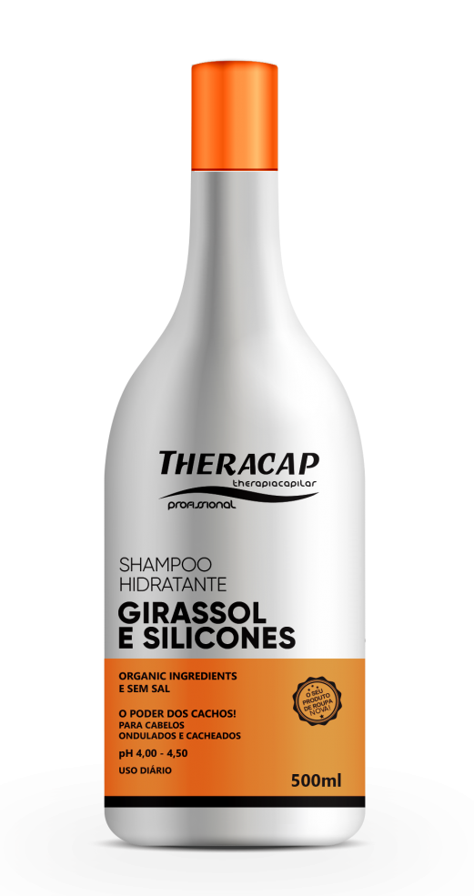 Shampoo Girassol e Silicones para cachos 500ml