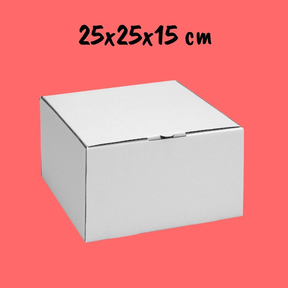 Caixa Para Bolo 25x25x15cm - Pacote com 10 unidades