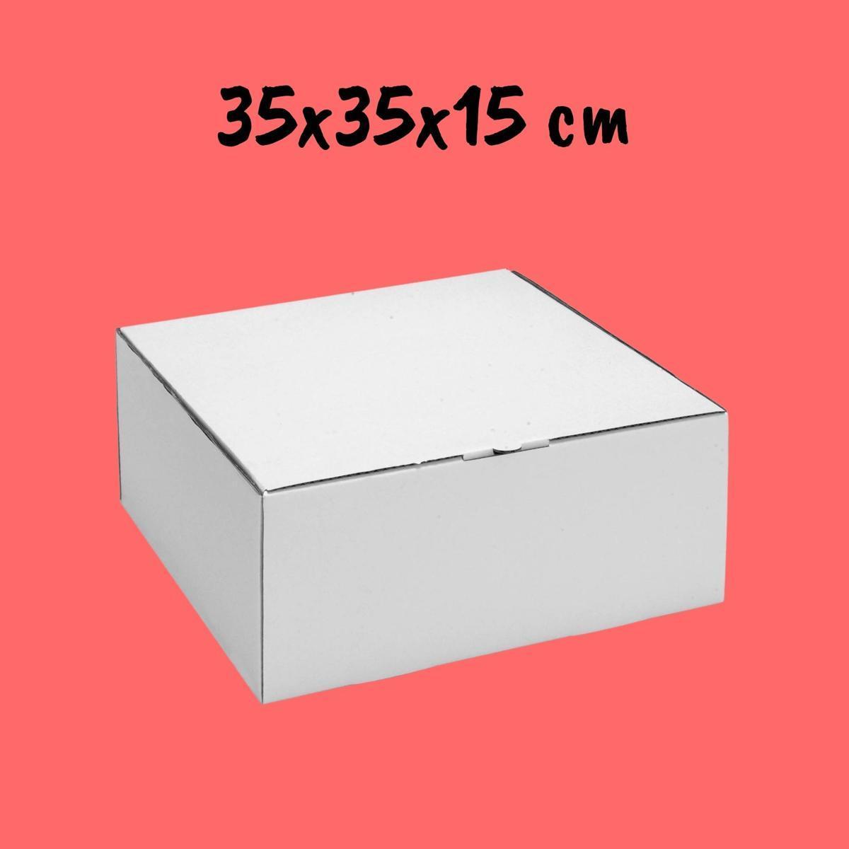 Caixa Para Bolo 35x35x15cm - Pacote com 10 unidades