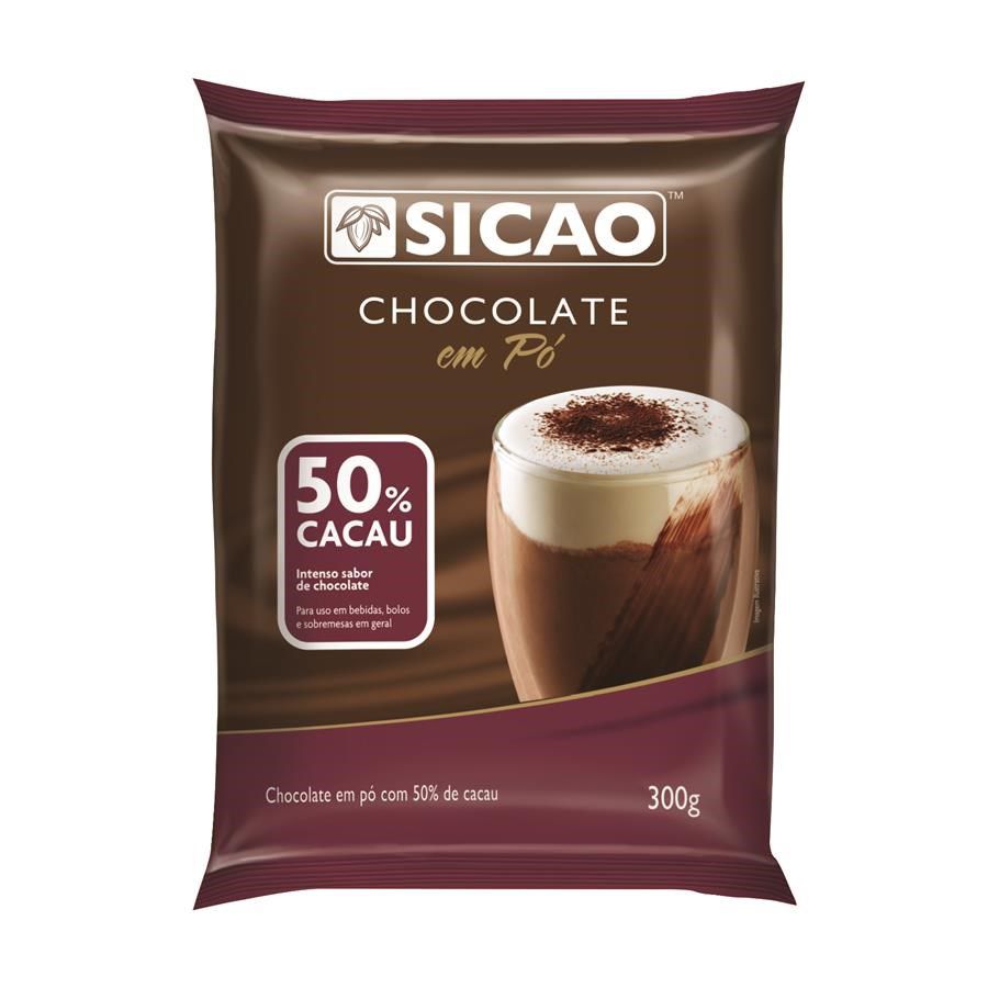 CHOCOLATE EM PO SICAO 50% 300G - Foto 0