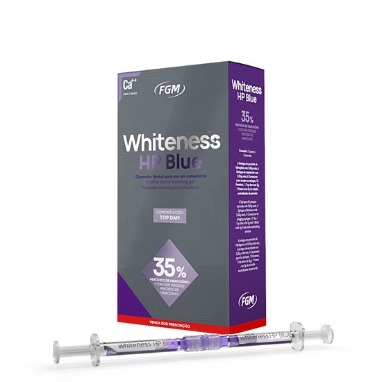 Clareador Whiteness HP Blue 35% 3 Pac C/TOP DAM - FGM