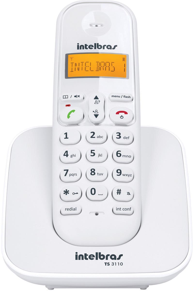 Telefone Sem Fio C/ Identificador De Chamadas Ts 3110 Branco 4123010