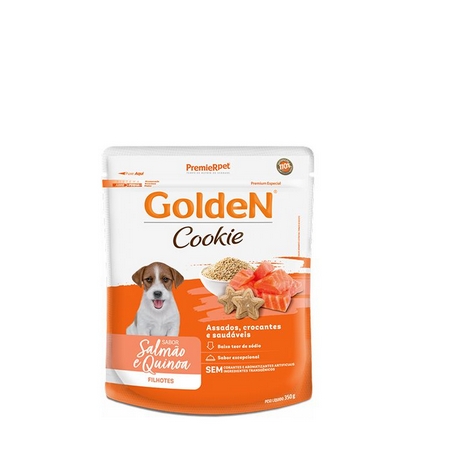 Petisco Golden Cookie - Cães Adultos - Salmão e Quinoa - 350g